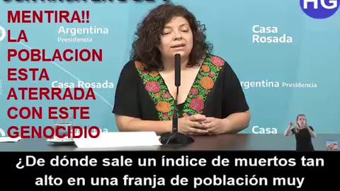 Carla Vizzotti ministra de salud Argentina no reconoce documentos desclasificados de vacunas en EEUU