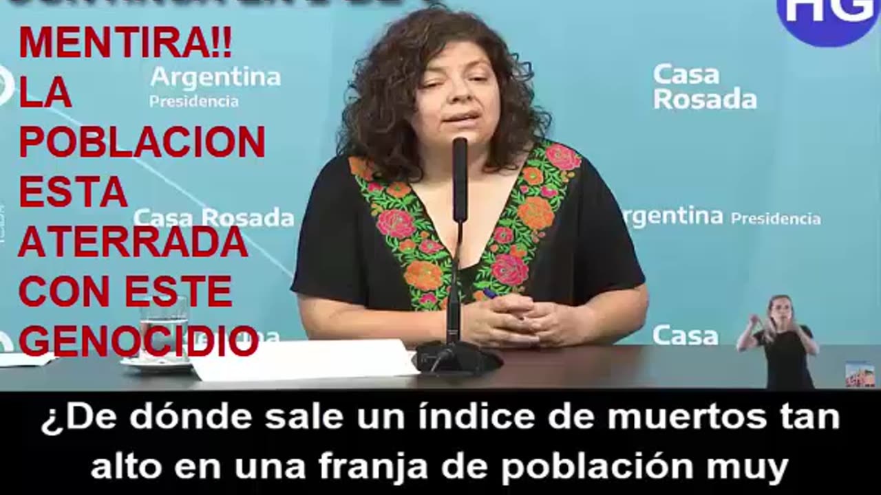 Carla Vizzotti ministra de salud Argentina no reconoce documentos desclasificados de vacunas en EEUU