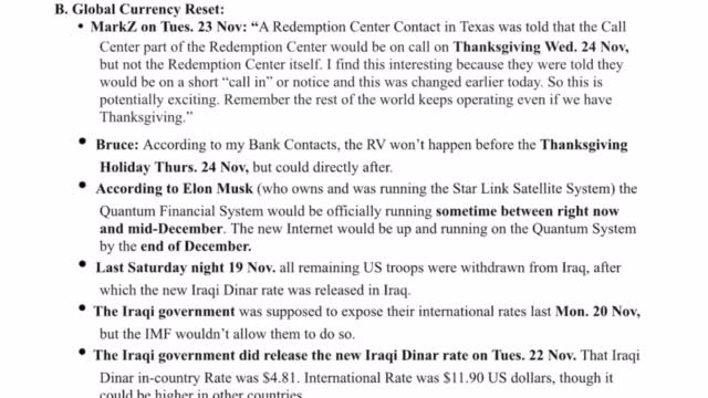 SITUATION UPDATE 11/25/22