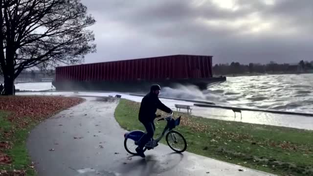 Rainstorms lash Canada's British Columbia