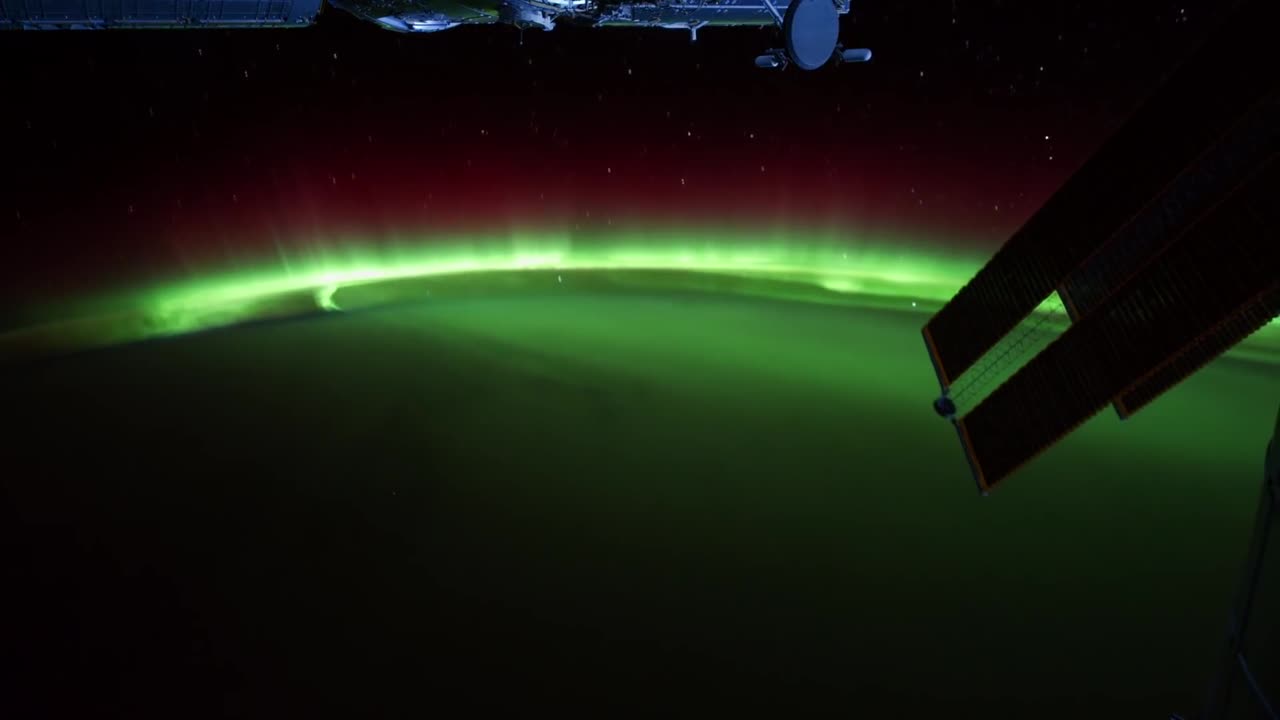 Time-lapse footage of the Earth