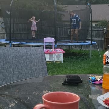 Summer trampoline
