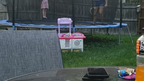 Summer trampoline