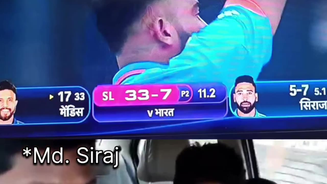 Mohammad Siraj on Fire