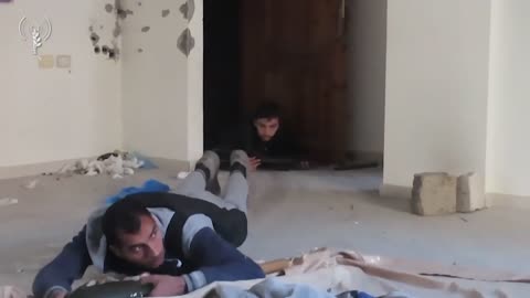 Hamas Militant's GoPro Shows Them Crawling Around