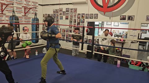 Joey sparring Tommy 1. 12/6/24