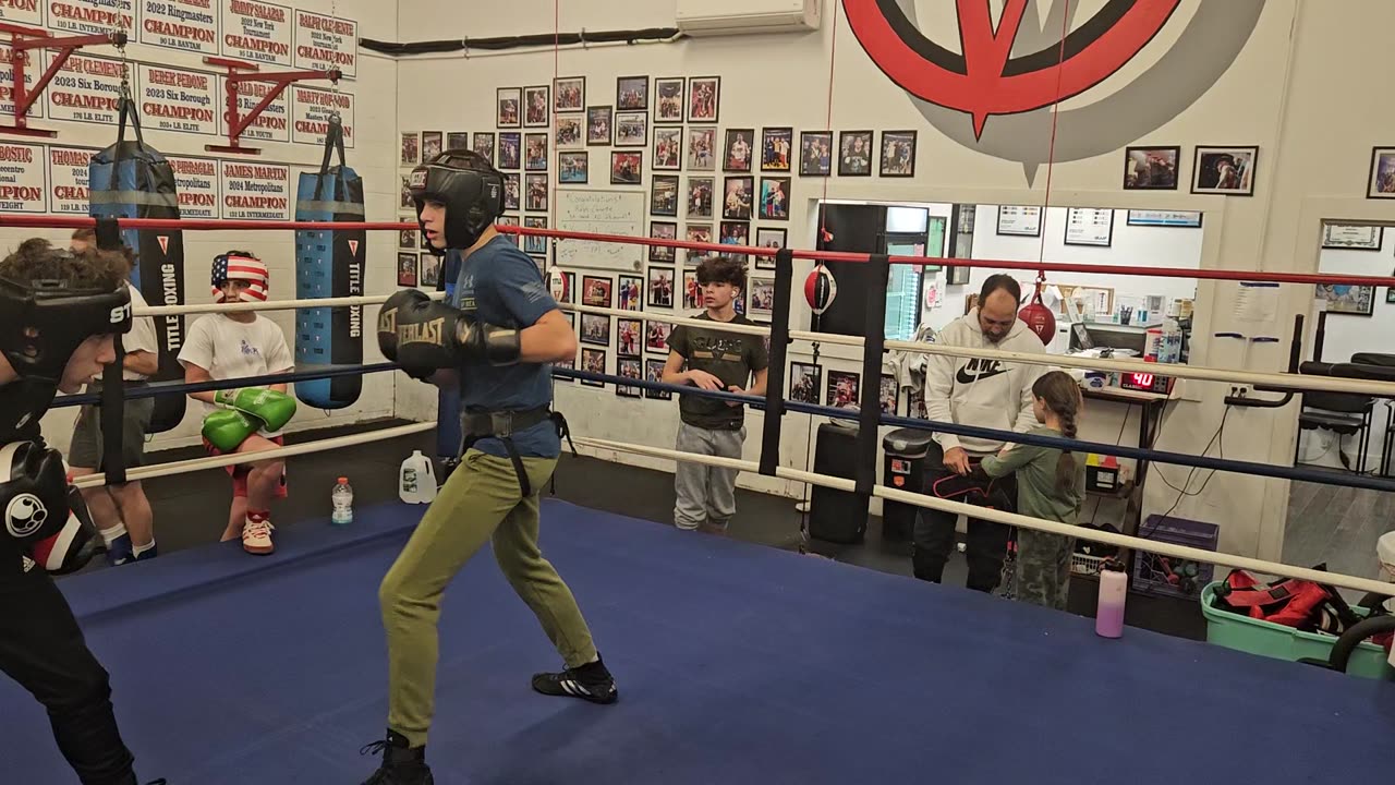 Joey sparring Tommy 1. 12/6/24