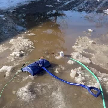 Too much water! Had to pump out the parking lot!