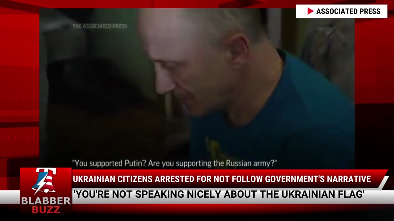 Ukrainian Citizens Arrested For Not Follow Government's Narrative