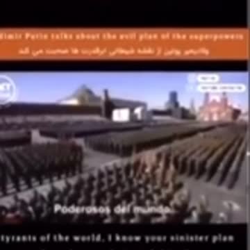 PUTIN DELIVERS SPEECH TO SLEEPY JOE