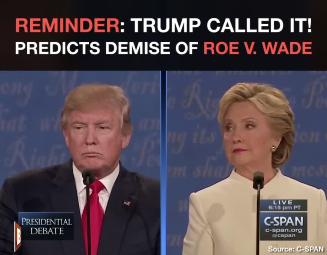 Trump Called Roe v Wade verdict in 2016