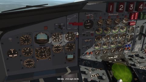 Boeing 720b - Xplane 11.55 - More ILS approaches on KSEA -