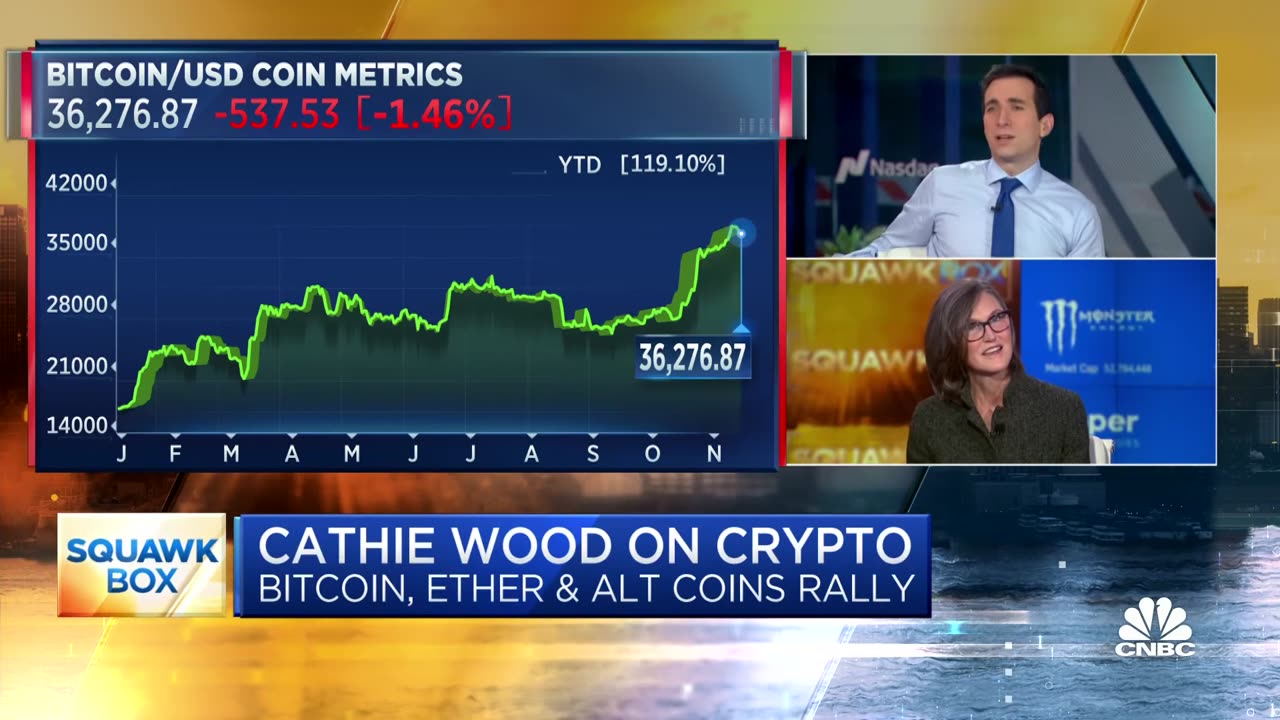 ARK INVEST CEO CATHIE WOOD. BITCOIN IS THE MONEY REVOLUTION