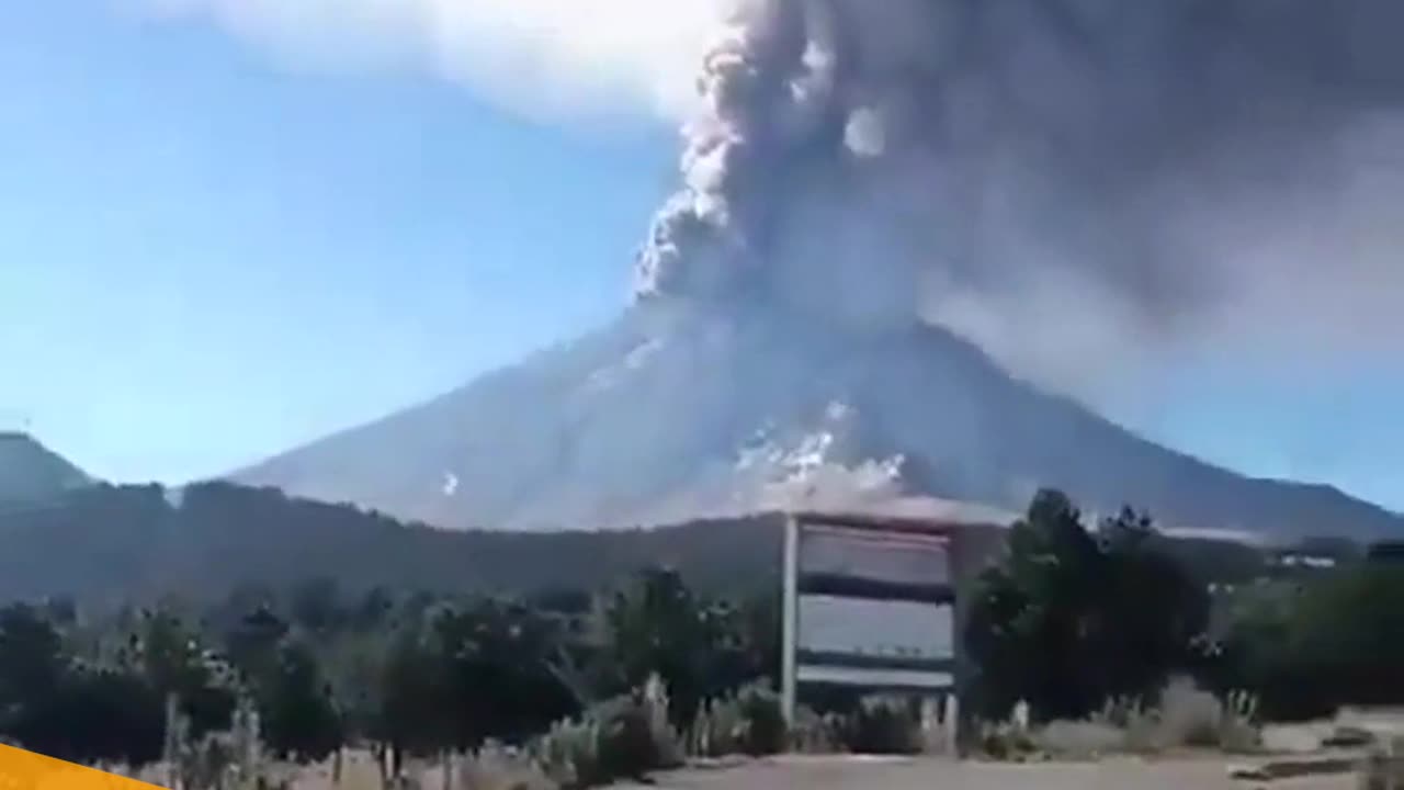 🚨#VolcanoAlert🚨 Popocatépetl Volcano in Mexico is showing increased activity!