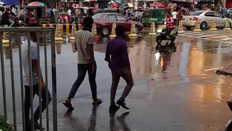Dhaka Bangladesh Rain day