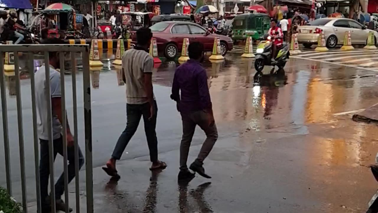 Dhaka Bangladesh Rain day