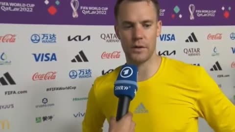 Deutschland Japan 1-2 Manuel Neuer interview