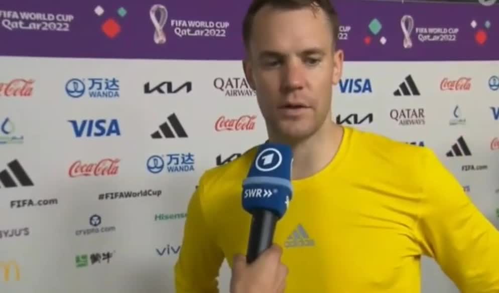 Deutschland Japan 1-2 Manuel Neuer interview