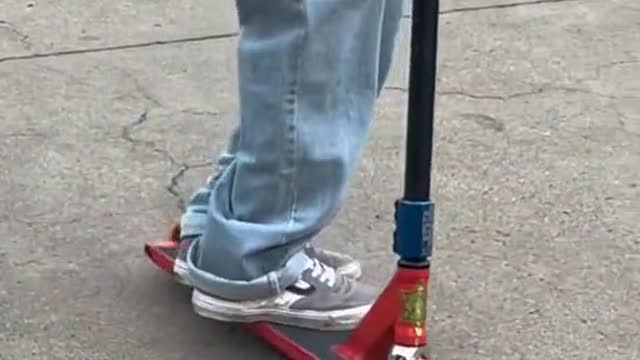 POV: the skater thinks he can scooter