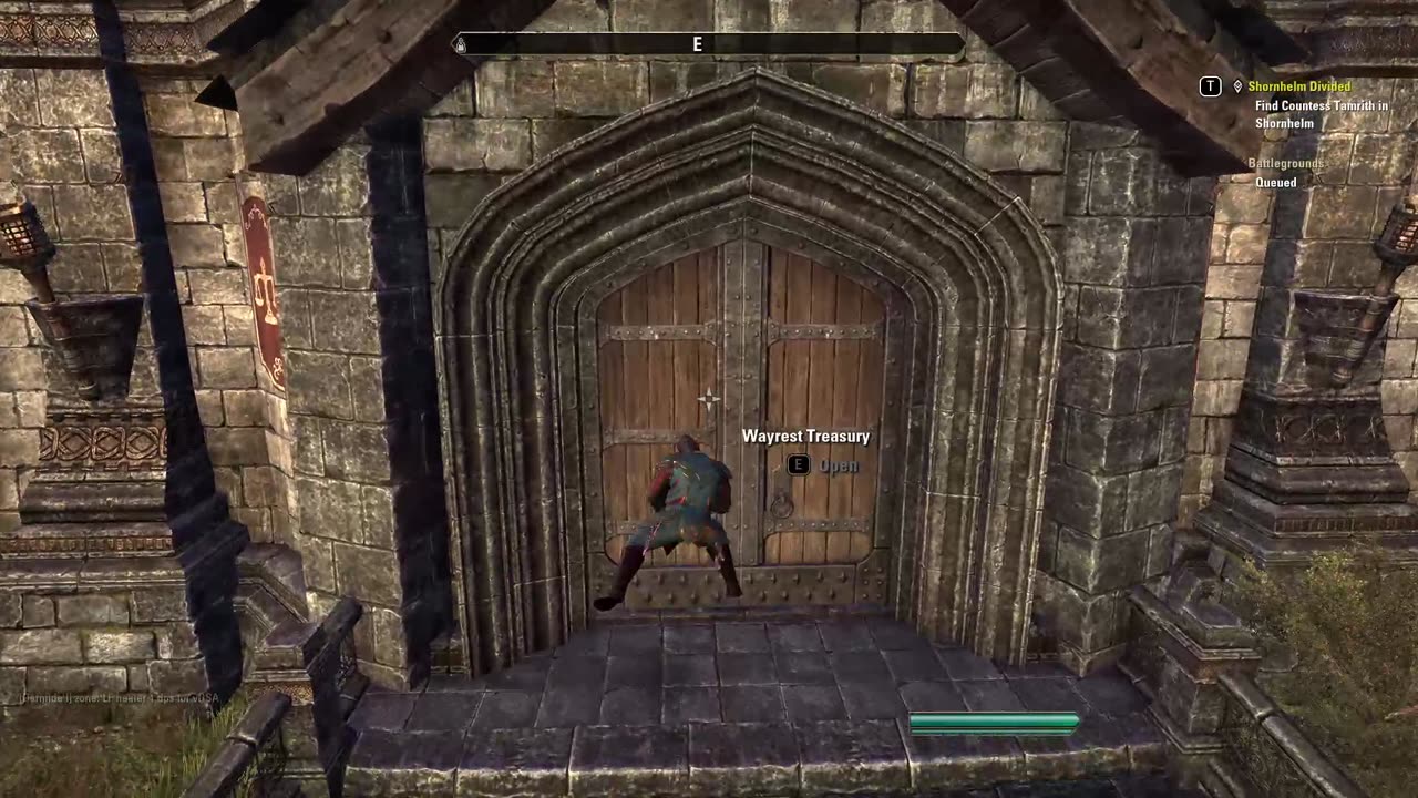 ESO some dailys and a quest about a vampire healer