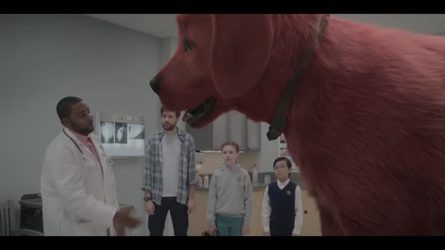 Clifford the Big Red Dog (2021) - At the Vet Scene (410) Movieclips