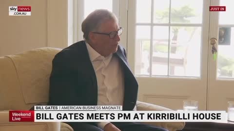 Bill Gates Visits His Puppet Anthony Albanese