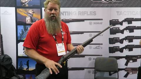 Christensen Arms Rogue and Rebel rifles. Shot Show 2016