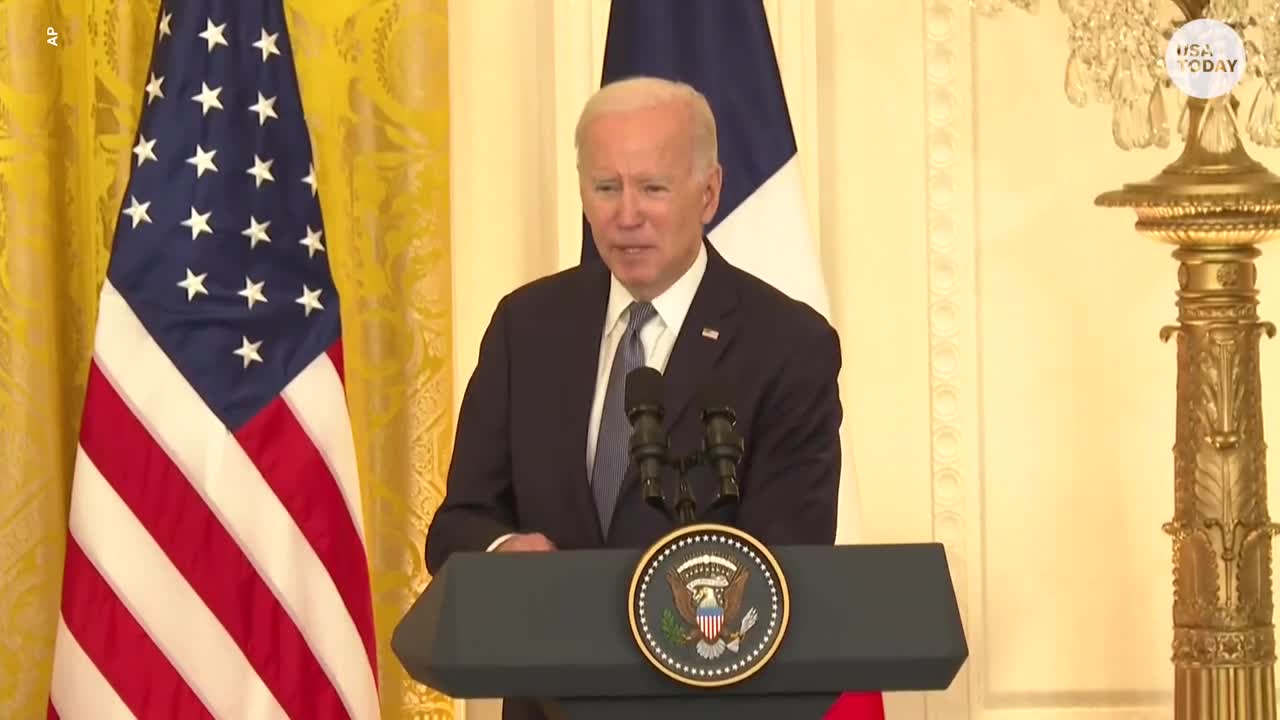 President Biden, Macron discuss support, strategy for war in Ukraine | USA TODAY