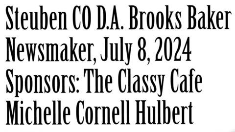 Newsmaker, July 8, 2024