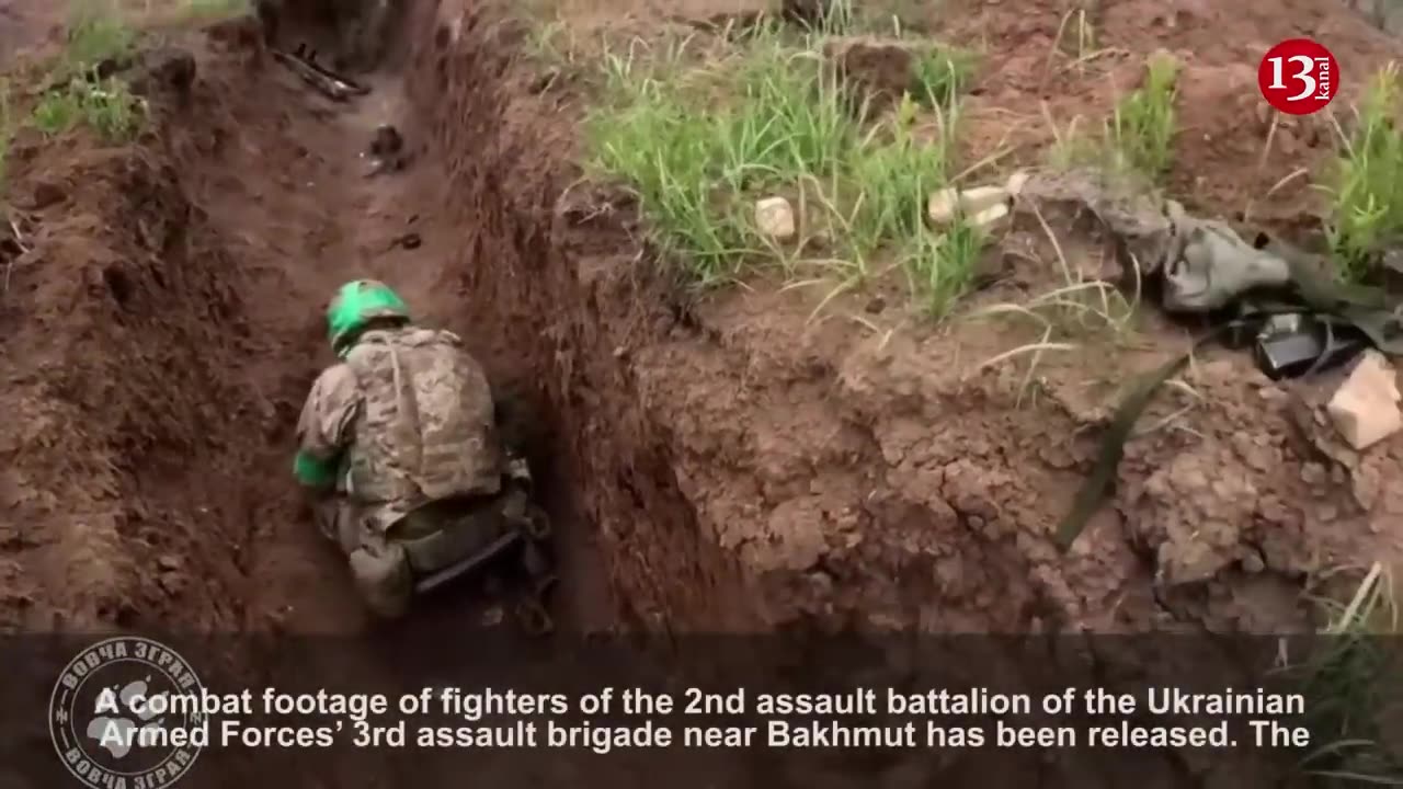 “We have wounded, help us" - Ukrainian soldiers showcase trench battles near Bakhmut