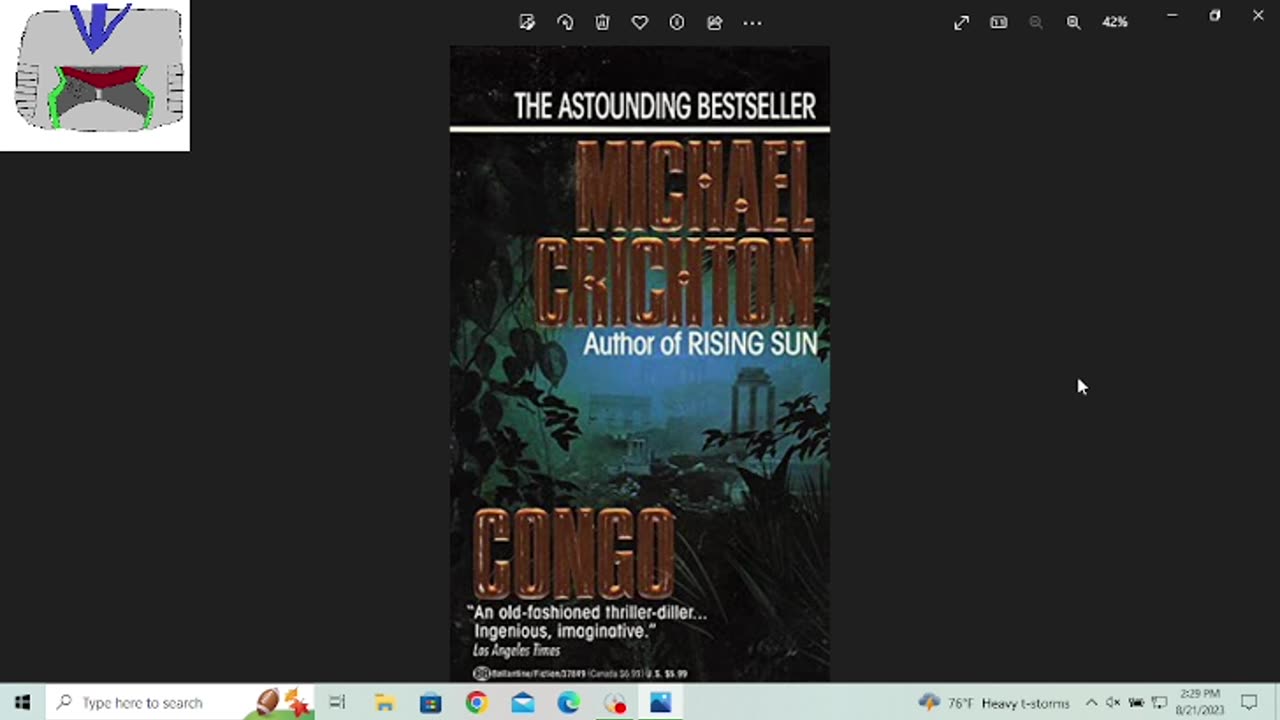 Congo by Michael Crichton day 11