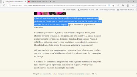 Justiça penhora dízimos de fiéis da igreja do apóstolo Valdemiro Santiago