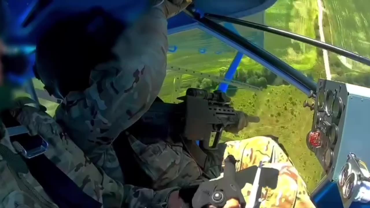 Insane Ukrainian Pilots Chase Down Russian Drones in Light Aircraft