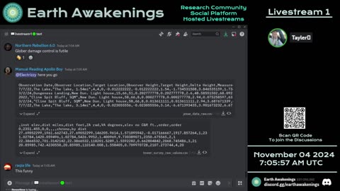 Earth Awakenings - Livestream 1 - #1968