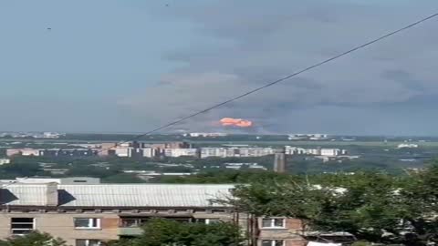 Luhansk region. Winter mountains. Minus another warehouse with ammunition from the occupiers. Gl