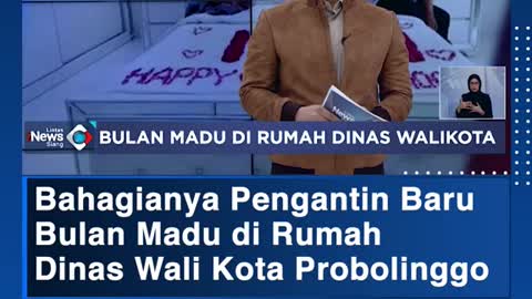 Bahagianya Pengantin BaruBulan Madu di Rumah Dinas Wali Kota Probolinggo