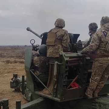 Ukrainian Bofors AAA Battery