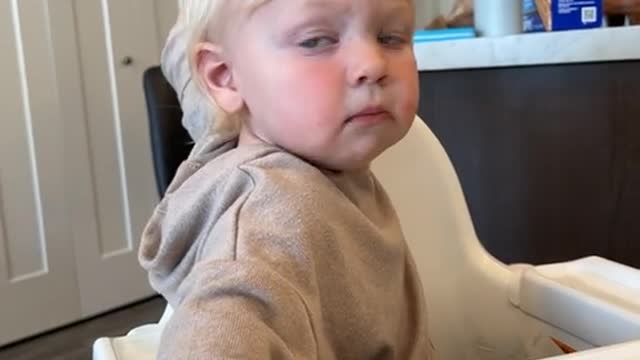 A child who learns to pronounce words incorrectly