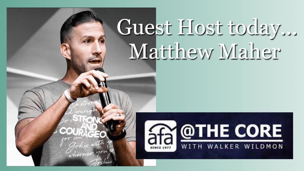 MATTHEW MAHER GUEST HOSTS FOR WALKER TODAY. MATTHEW DISCUSSES HOW GOD’S RESTRAINT IS LAW AND ORDER