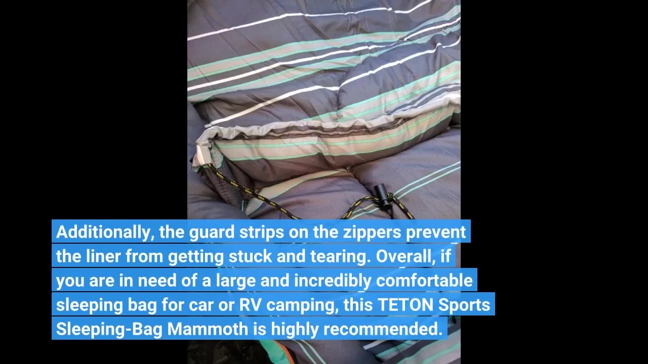 Real Reviews: TETON Sports Sleeping-Bags Mammoth