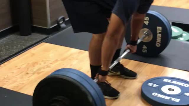 First time deadlifting