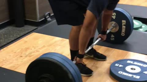 First time deadlifting
