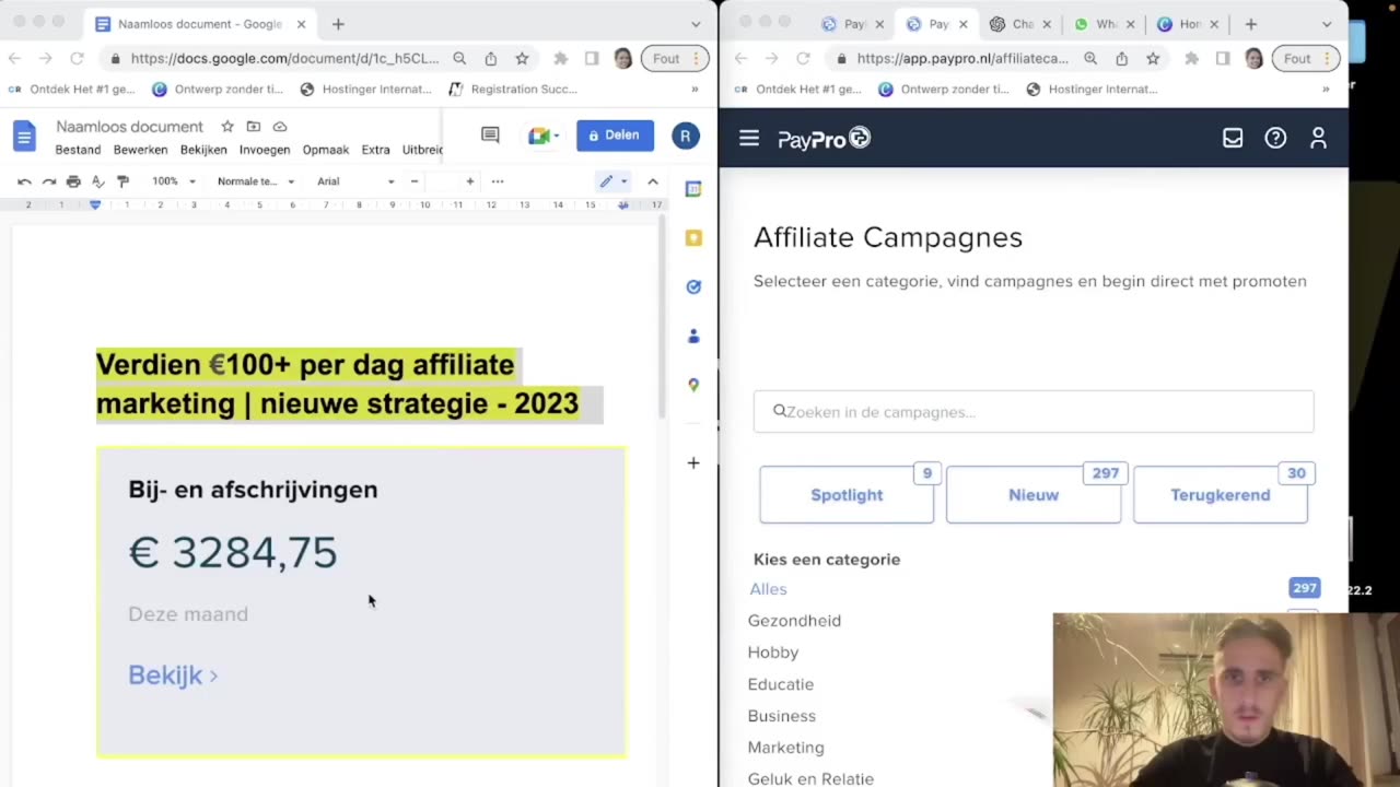 VERDIEN 750€ PER DAG😱