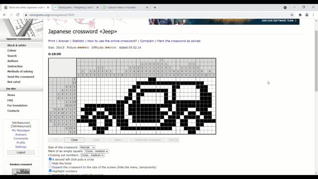 Nonograms - Jeep