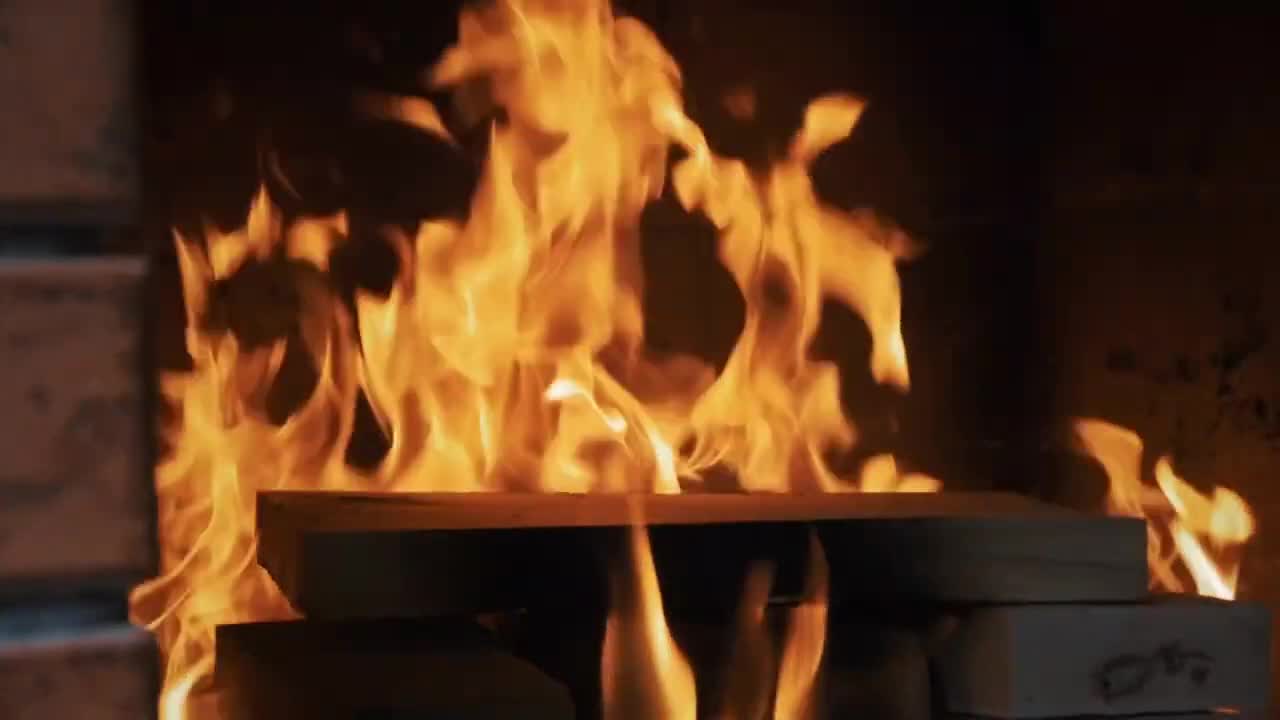 10 minutes of Relaxing Fireplace Sounds - Burning Fireplace & Crackling Fire Sounds (NO MUSIC)