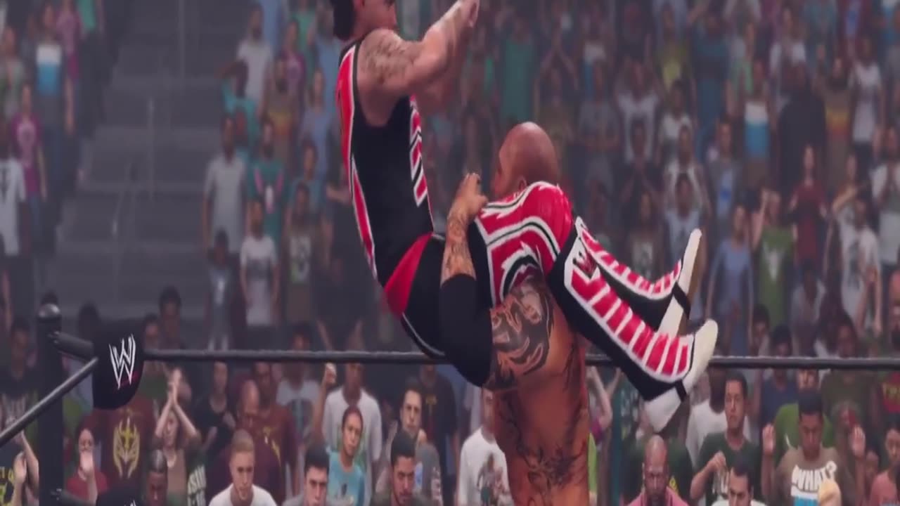 WWE 2K23: Batista Destroys Dominik Mysterio With Powerbombs