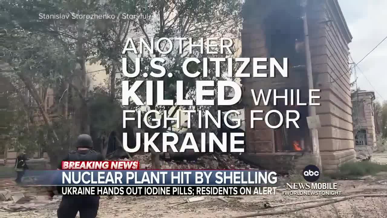 Nuclear power plant hit by shelling in Zaporizhzhia