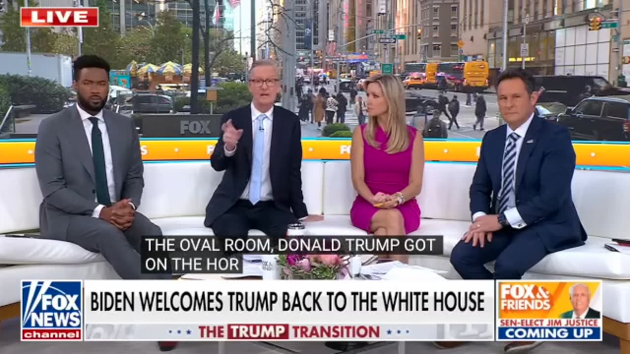 Joe Biden's And Trump's Transistion Teams Meet At The White House For The Firat Time
