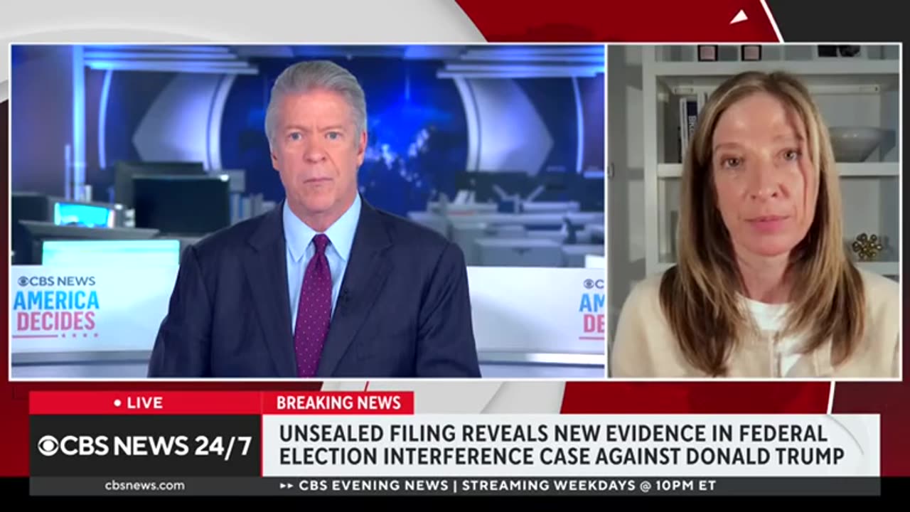NEW: CBS Legal Analyst Sides With Trump, Shreds Jack Smith's Latest Move
