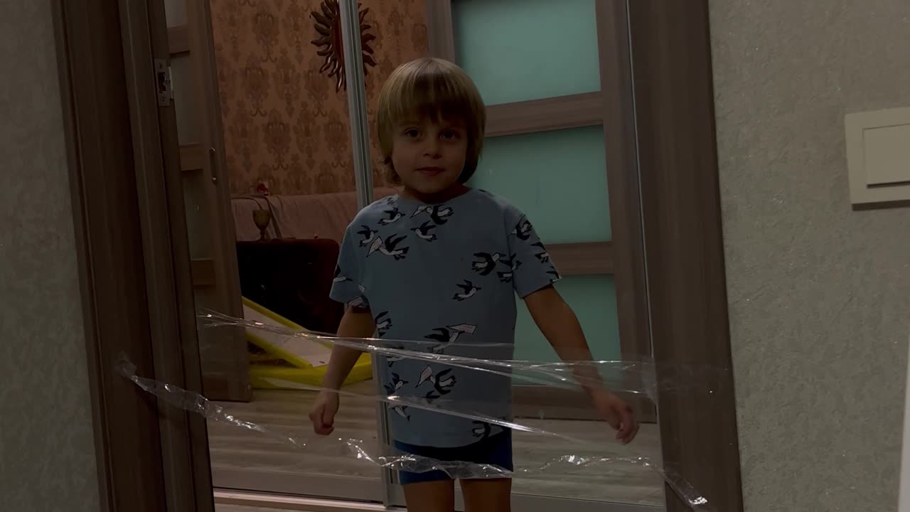 Kids Tear Down Doorframe